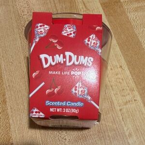 Dum-Dums Cherry Scented Candle